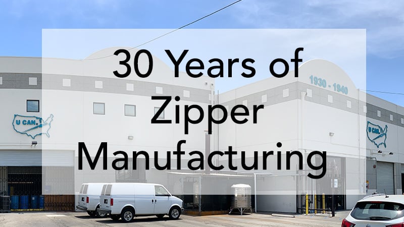 30 years of zipper manufacturing