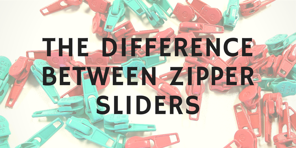 Difference Between Zipper Sliders