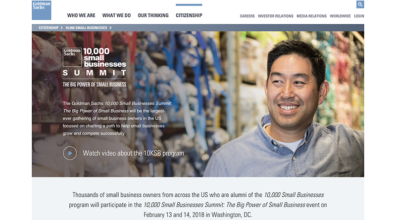Malan Lai Goldman Sachs 10K Small Businesses