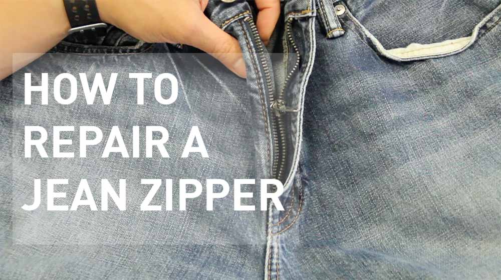 How To Fix A Jean Zipper Off Track