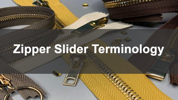 Zipper Slider Terminology